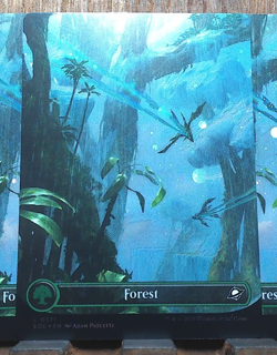 MTG🌳 Forest ( Galaxy Foil - BORDERLESS ) Edge of Eternities NEAR MINT💕❤ - Image 3