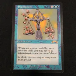 Equilibrium - Exodus - MTG - Magic the Gathering - Blue - Enchant - Image 1