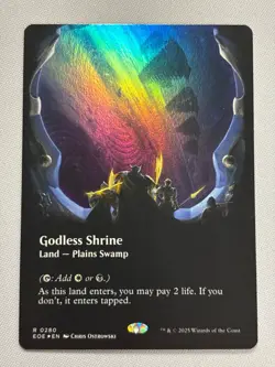 Godless Shrine (Borderless FOIL) Edge of Eternities - MTG - Image 1