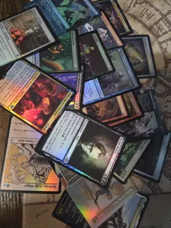 Random Foil Magic The Gathering Lot 25 Cards Common and Uncommon MTG - Image 1