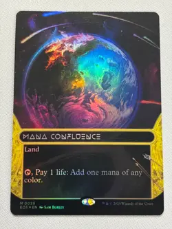 Mana Confluence (0025) - Borderless FOIL - Edge of Eternities - MTG Magic - Image 1