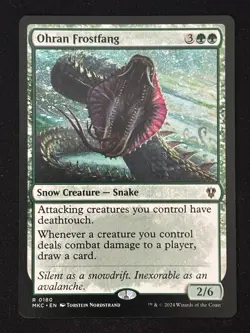 1x MTG Ohran Frostfang - Commander: Murders at Karlov Manor (MKC) #180 - Magic - Image 1