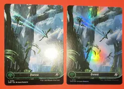 MTG, EDGE OF ETERNITIES,2CARD PLAY SET: FOREST #0264, 1 FOIL & 1 REGULAR FINISH - Image 1
