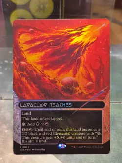 FOIL 0022 Lavaclaw Reaches Stellar Sights Edge of Eternities MTG Card Borderless - Image 4