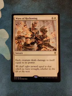 Wave of Reckoning - Commander 2016 Rare - MTG NM - Image 1