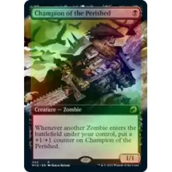 FOIL CHAMPION OF THE PERISHED (EXTENDED ART) Innistrad: Midnight Hunt MID MTG - Image 1