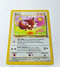 Pokemon TCG Eevee Jungle 51/64 Regular Unlimited Common - Uncirculated - Image 2