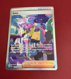 Pokemon Iono 237/091 SV: Paldean Fates Holo - Image 1