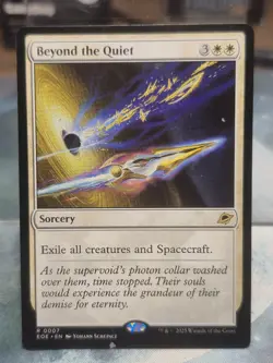 R 0007 Beyond the Quiet Rare Edge of Eternities EOE MTG Card Sorcery Plains - Image 1