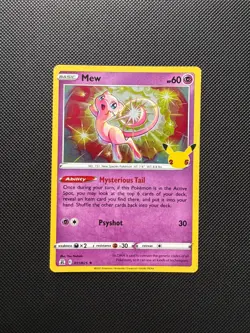 Pokemon TCG - Celebrations Mew Holo 011/025 - Image 1