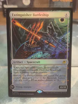 FOIL R 0242 Extinguisher Battleship Edge of Eternities Rare EOE MTG Card - Image 1