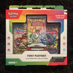 Pokemon TCG First Partner Illustration Collection Series 1 New Sealed - Image 1
