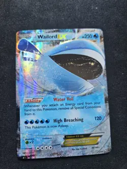 Wailord EX 38/160 Pokemon C1 Primal Clash XY 2015 Ultra Rare TCG - Image 1