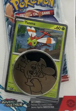 Pokemon Sealed 3 Pack Lot Journey Together Blisters+ Vileplume 3-Pack Promo Coin - Image 3