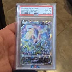 Pokemon Galarian Rapidash V Chilling Reign Full Art Ultra Rare Holo PSA 10 - Image 1