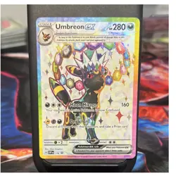 Umbreon ex SVP176 Scarlet & Violet Promo Full Art Holo 280 HP English 2025 - Image 1