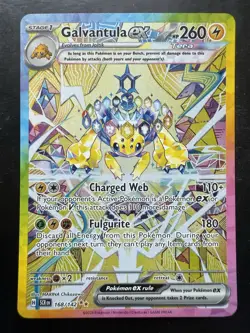Pokemon Galvantula ex 168/142 Stellar Crown Special Illustration Rare (NM) - Image 1
