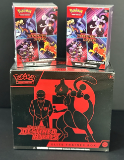 Pokemon Destined Rivals Elite Trainer Box + TWO Booster Bundles Combo 190120 - Image 1