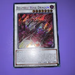 Bramble Rose Dragon DOOD-EN039 Yugioh Doom of Dimensions LP - Image 2
