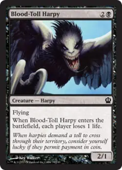 Blood-Toll Harpy - Medium Play MTG Theros - Image 1