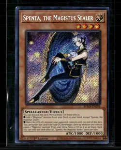 Yu-Gi-Oh! Spenta, the Magistus Sealer Burst Protocol SR BPRO-EN098 1st Edition - Image 1