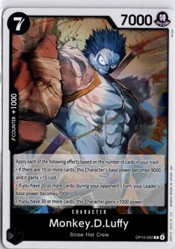 Monkey D Luffy OP15-092 R Adventure On Kamis Island English One Piece - Image 1