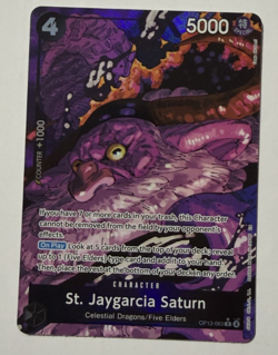 St. Jaygarcia Saturn - OP13-083 - Carrying On His Will - Alt Art - One Piece - Image 1
