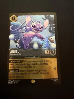 ✨ Angel – Experiment 624 #191/204 – Winterspell Foil Disney Lorcana | CLEAN@@ ✨ - Image 1