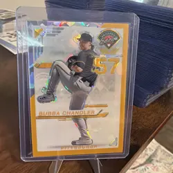 2025 Panini Prospect Bubba Chandler Gold /10 Pirates - Image 1