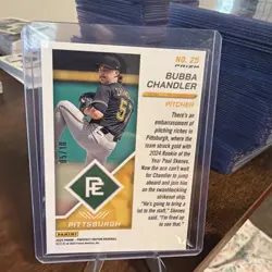 2025 Panini Prospect Bubba Chandler Gold /10 Pirates - Image 2