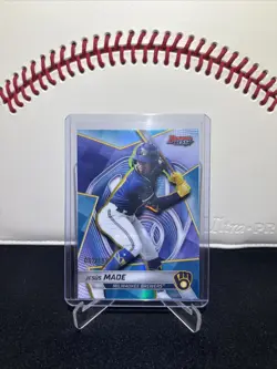 2025 Bowman's Best - Top Prospects Jesus Made #TP-17 Aqua Refractor /199 (RC) - Image 1
