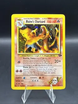 Blaine's Charizard 2/132 Gym Challenge Holo LP/MP - Image 1