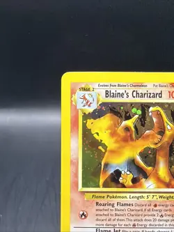 Blaine's Charizard 2/132 Gym Challenge Holo LP/MP - Image 2