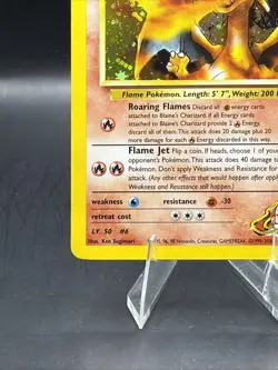 Blaine's Charizard 2/132 Gym Challenge Holo LP/MP - Image 5