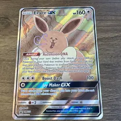 Eevee GX SM233 Black Star Promo Full Art Sun & Moon LP - Image 2