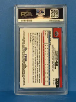 2025 Topps Chrome Pro Debut Franklin Arias PSA 10 GOLD /50 Red Sox #PDC-138 - Image 4