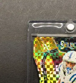 JOSH DOWNS Rookie Auto 2023 Select Gold Checker Die-Cut Power Prizm SSP /10 RC - Image 2