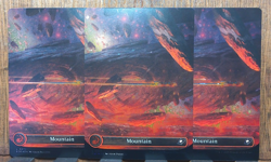 MTG🔥 MOUNTAIN ( Galaxy Foil - BORDERLESS ) Edge of Eternities NEAR MINT💕❤ - Image 2