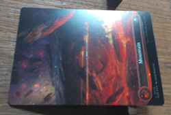 MTG🔥 MOUNTAIN ( Galaxy Foil - BORDERLESS ) Edge of Eternities NEAR MINT💕❤ - Image 3