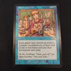 Show and Tell Urza's Saga 1998 Near Mint Never Played Mtg Magic The Gathering - Image 1