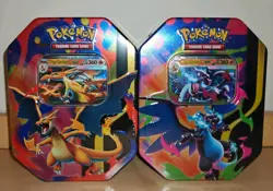 Pokemon - Mega Evolution Charizard ex Tins X + Y Brand new and Sealed - Image 1