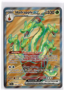 Pokemon TCG Hydrapple ex (Full Art) 156/142 Sv07: Stellar Crown Ultra Rare - Image 1
