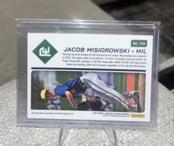 2024 Panini Prospect Edition - Jacob Misiorowski #156 Holo Signatures BREWERS - Image 3