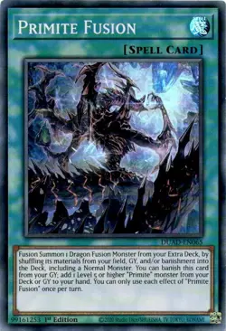Yugioh Primite Fusion DUAD-EN065 Super Rare 1st Edition NM - Image 1