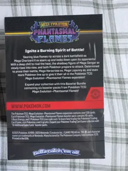 Pokemon TCG Mega Evolution Phantasmal Flames Booster Bundle Sealed New - Image 2