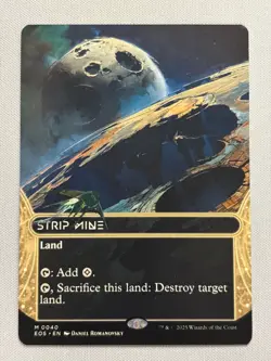 Strip Mine (0040)(Borderless) Edge of Eternities - MTG LP - Image 1