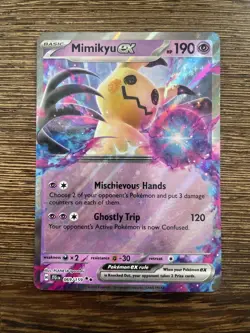 Pokemon Card Mimikyu Ex 069/159 - Double Rare - SV09: Journey Together - Pokemon - Image 1