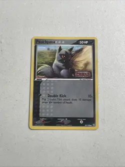 Pokemon TCG 2007 EX Power Keepers Card --Poochyena 58/108 Stamped Holo Foil - Image 1