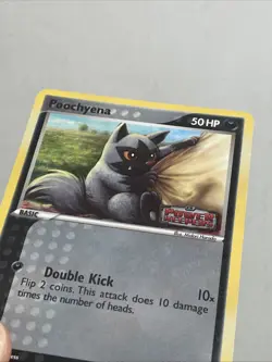 Pokemon TCG 2007 EX Power Keepers Card --Poochyena 58/108 Stamped Holo Foil - Image 4