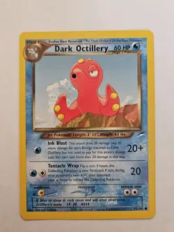 Pokemon TCG Dark Octillery Neo Destiny Card 62/105 NM/MT Condition - Image 1